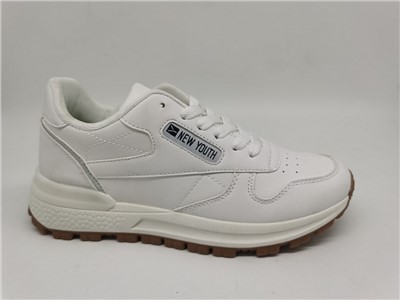 Sabatilles PU color blanc femení